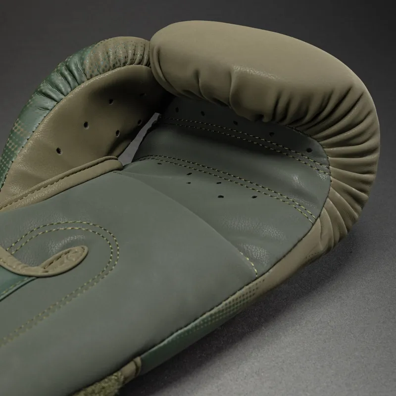 Venum Stealth Boxing Gloves - Khaki/Dark Green - Image 3