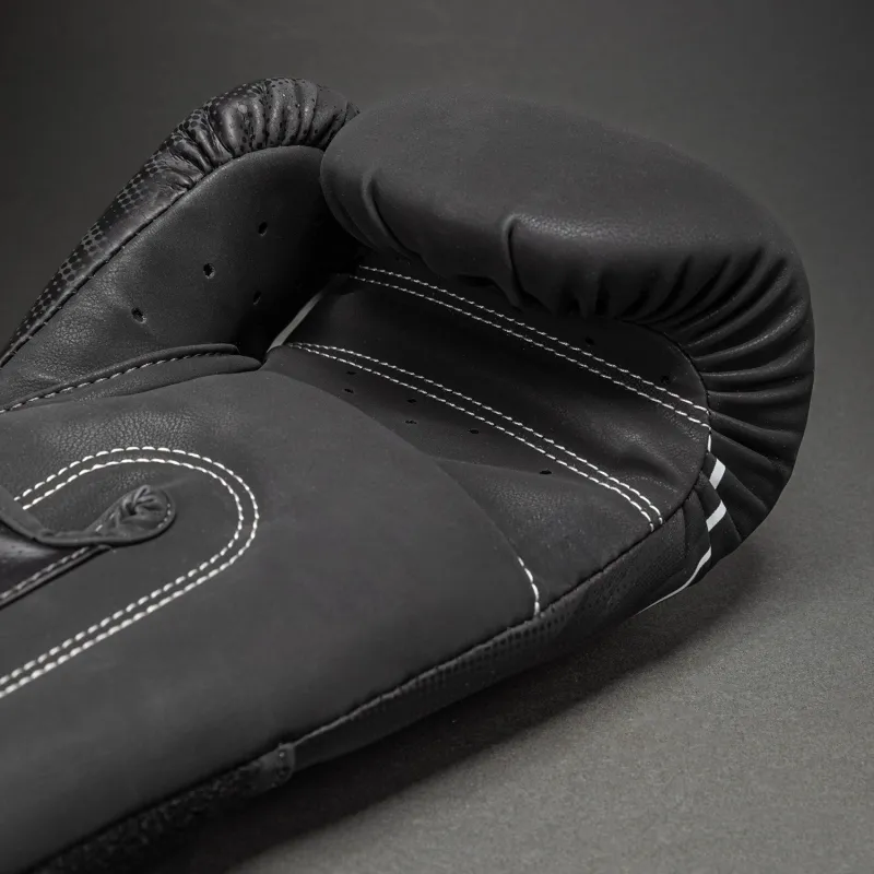 Venum Stealth Boxing Gloves - Black/White - Image 3