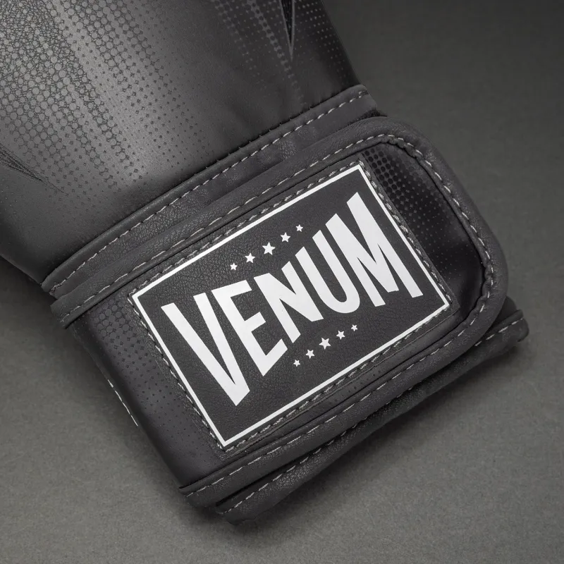 Venum Stealth Boxing Gloves - Black/White - Image 4