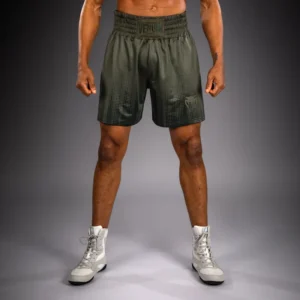 Venum Stealth Boxing Shorts - Khaki/Dark Green