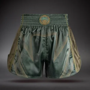 Venum Stealth Muay Thai Shorts - Khaki/Dark Green