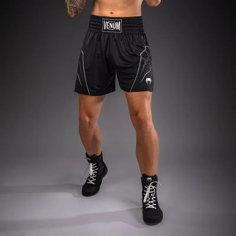 Venum Streamline Boxing Shorts - Black/White