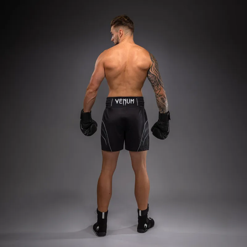 Venum Streamline Boxing Shorts - Black/White - Image 5