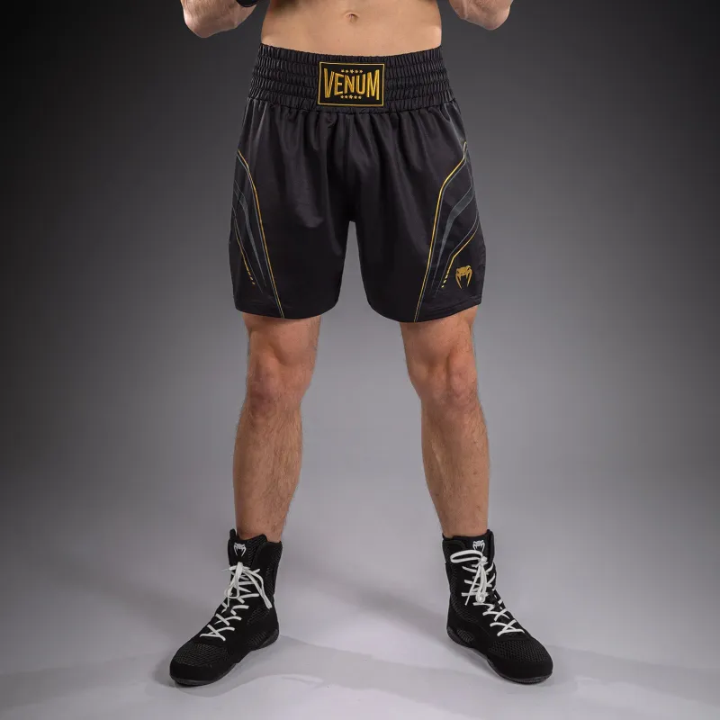 Venum Streamline Boxing Shorts - Black/Gold