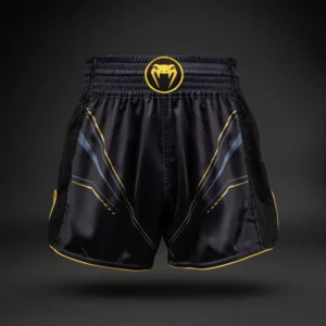 Venum Streamline Muay Thai Shorts - Black/Gold