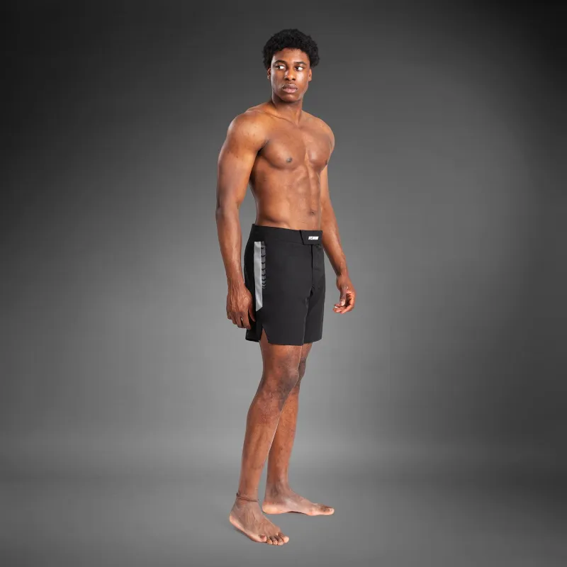Venum Tempest Men's Fight Shorts - Black/Grey - Image 3