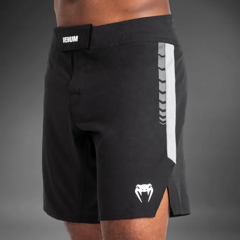 Venum Tempest Men's Fight Shorts - Black/Grey - Image 5