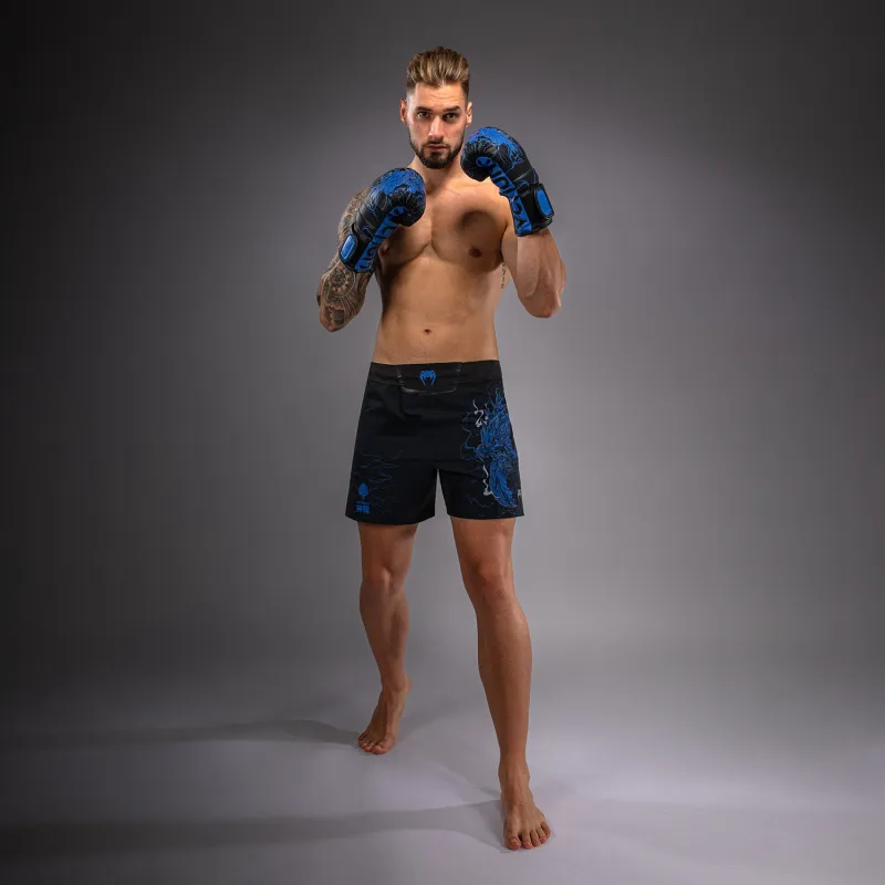Venum Thunder Dragon Fightshorts - Black/Royal Blue