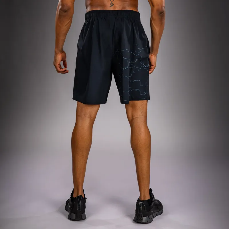 Venum Thunder Dragon Training Shorts - Black/Grey/Copper - Image 4