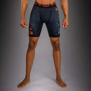 Venum Thunder Dragon Vale Tudo Shorts - Black/Grey/Copper