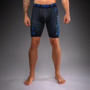 Venum Thunder Dragon Vale Tudo Shorts - Black/Royal Blue
