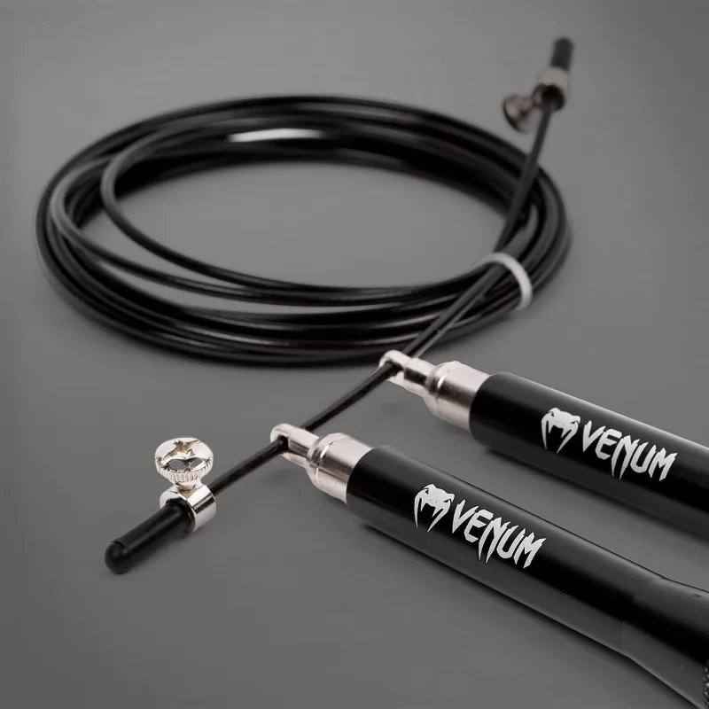 Venum Thunder Evo Jump Rope - Black - Image 2