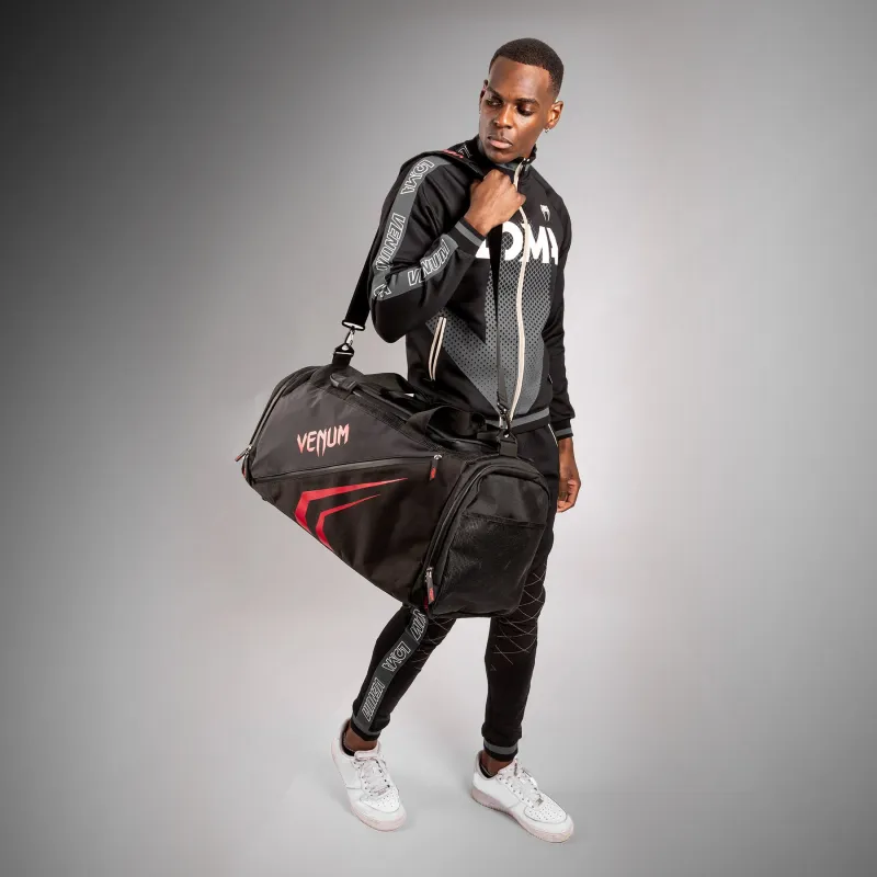 Venum Trainer Lite Evo Sports Bags (48L) - Black/Red - Image 2