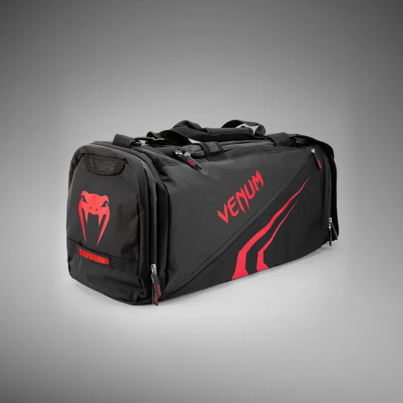 Venum Trainer Lite Evo Sports Bags (48L) - Black/Red - Image 4