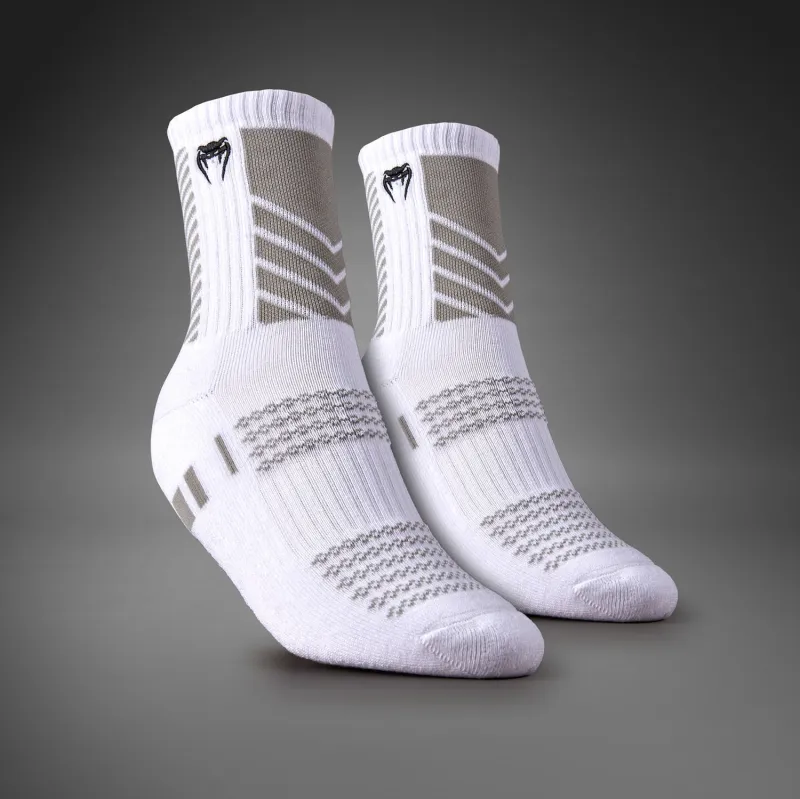 Venum Vector Crew Socks 3 Pack - White/Grey - Image 2