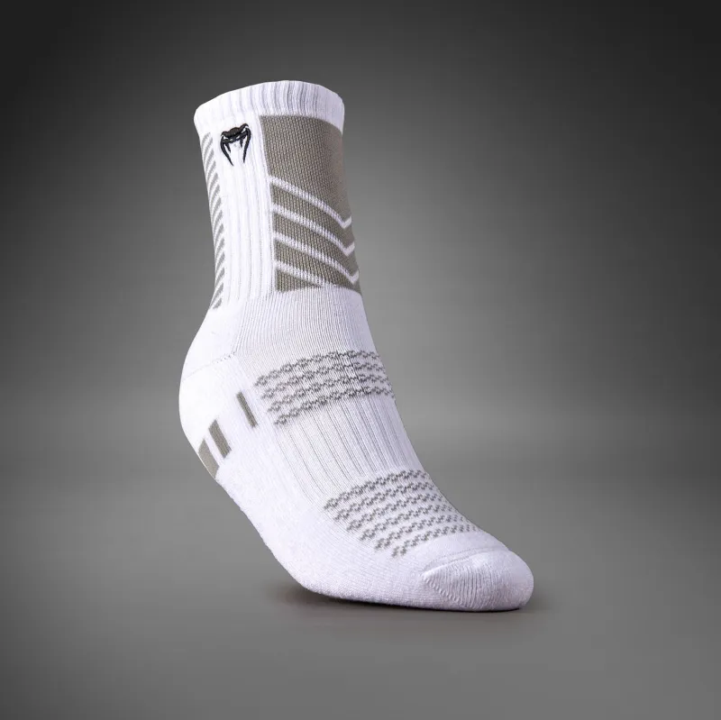 Venum Vector Crew Socks 3 Pack - White/Grey - Image 3