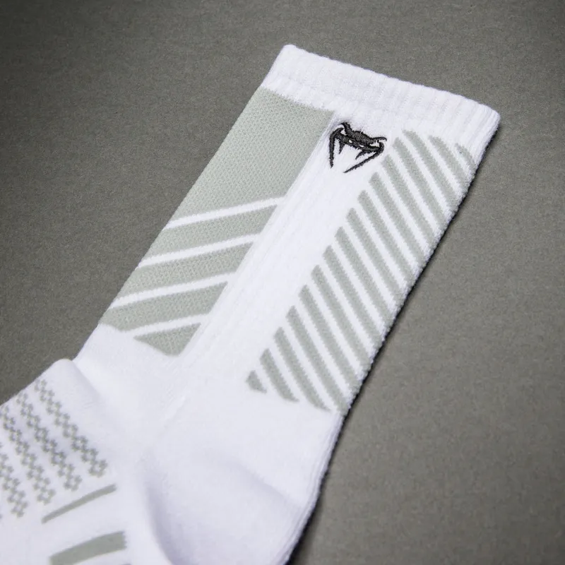 Venum Vector Crew Socks 3 Pack - White/Grey - Image 4