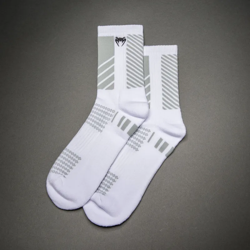 Venum Vector Crew Socks 3 Pack - White/Grey - Image 5