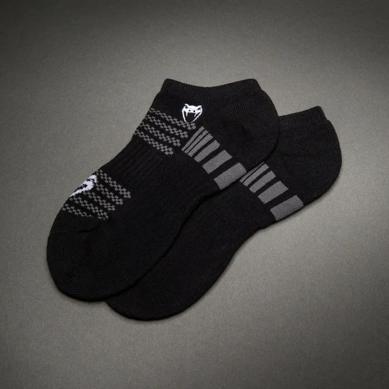 Venum Vector No-Show Socks 3 Pack - Black/Grey - Image 5