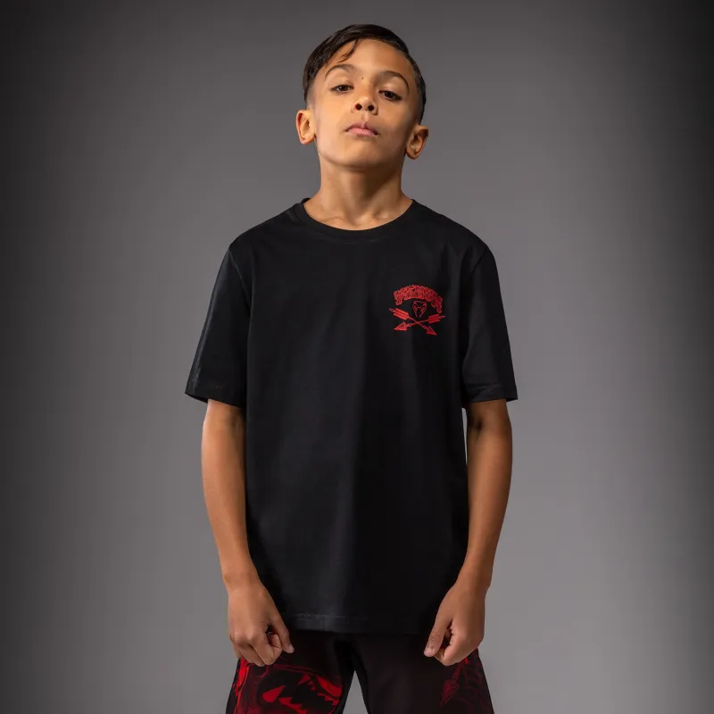 Venum Wolf Atak Kids T-Shirt - Black/Red