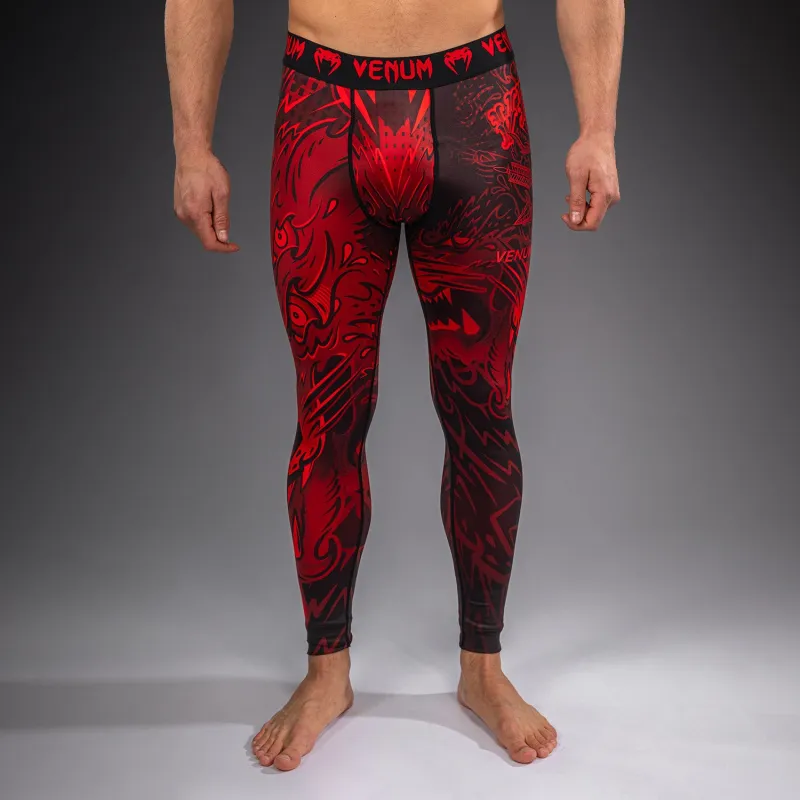 Venum Wolf Atak Spats - Black/Red