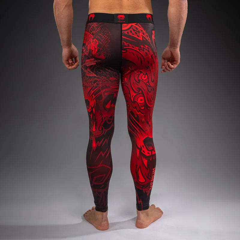 Venum Wolf Atak Spats - Black/Red - Image 4