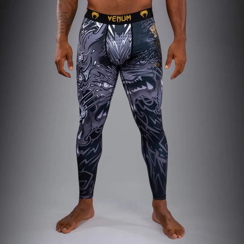 Venum Wolf Atak Spats - Black/Grey