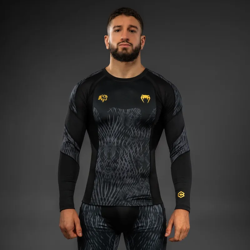 Venum x Chimaev Rashguards - Black/Grey