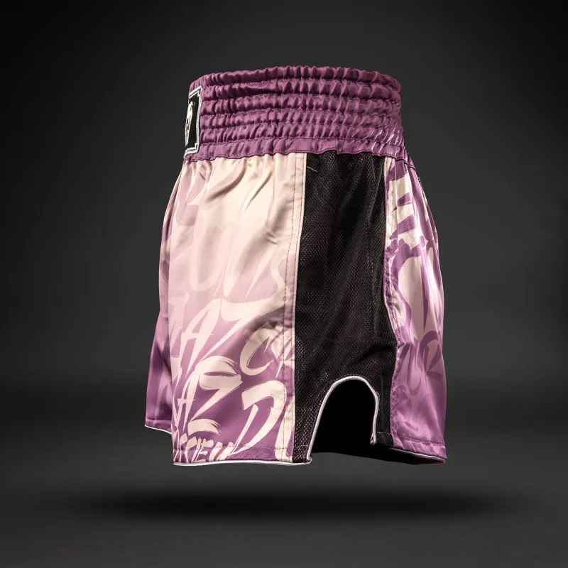 Venum x Kaz Muay Thai Shorts - Dusky Orchid - Image 2