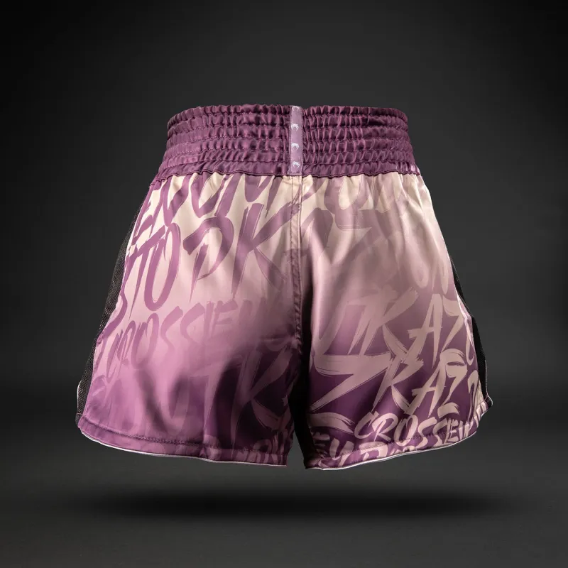 Venum x Kaz Muay Thai Shorts - Dusky Orchid - Image 4