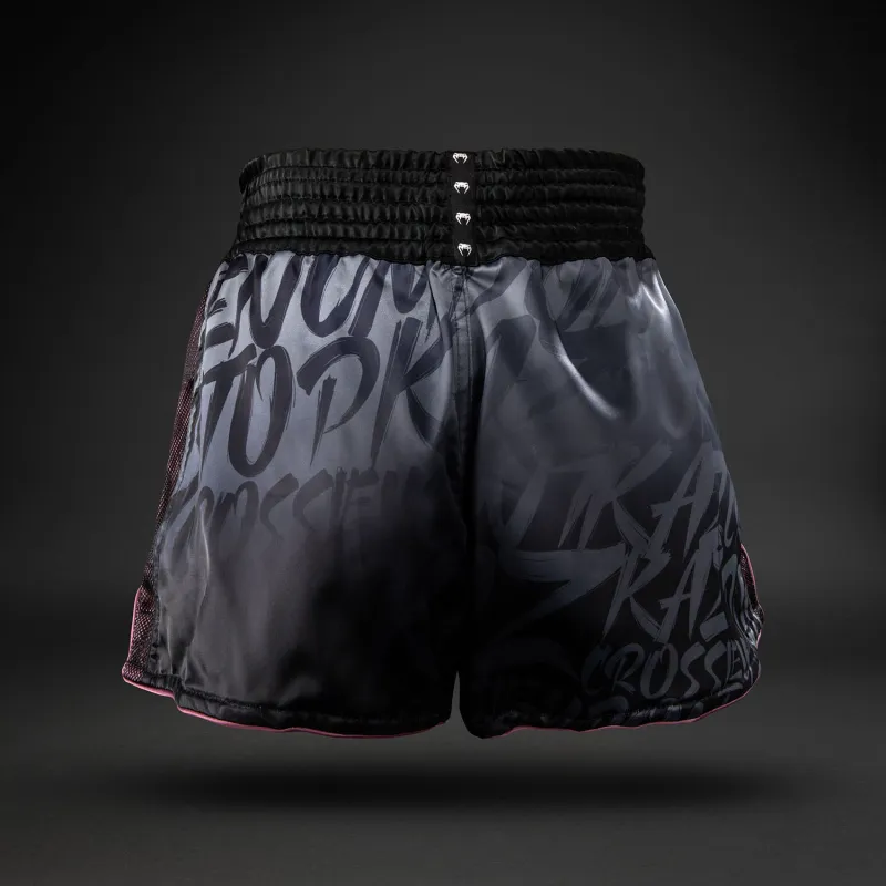 Venum x Kaz Muay Thai Shorts - Black - Image 5