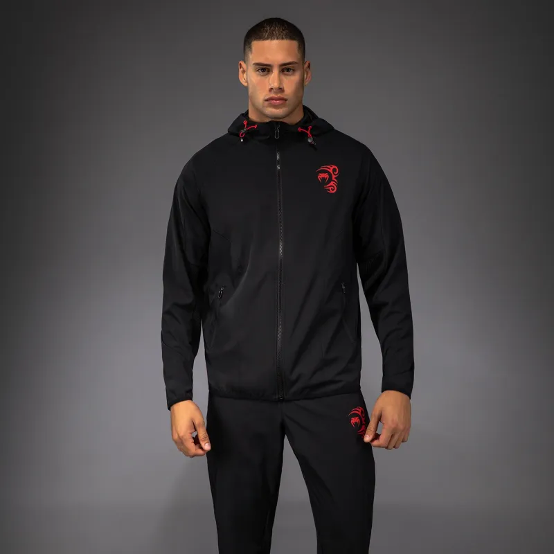 Venum x Mike Tyson Tiger Track Jacket - Deep Deep Black/Intense Red