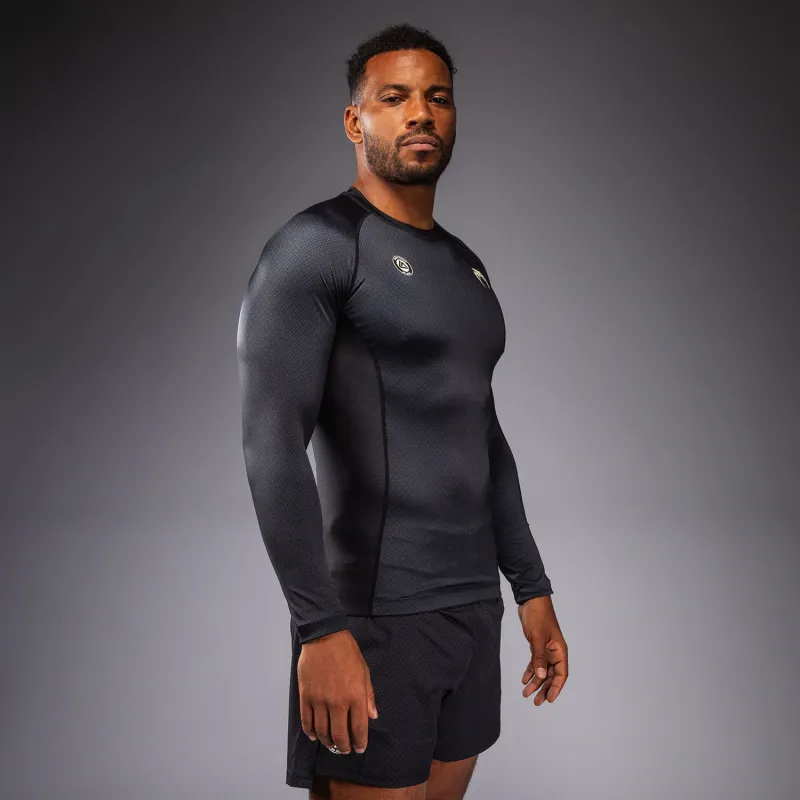 Venum x Roger Gracie Academy Long Sleeve Rashguard - Black - Image 2