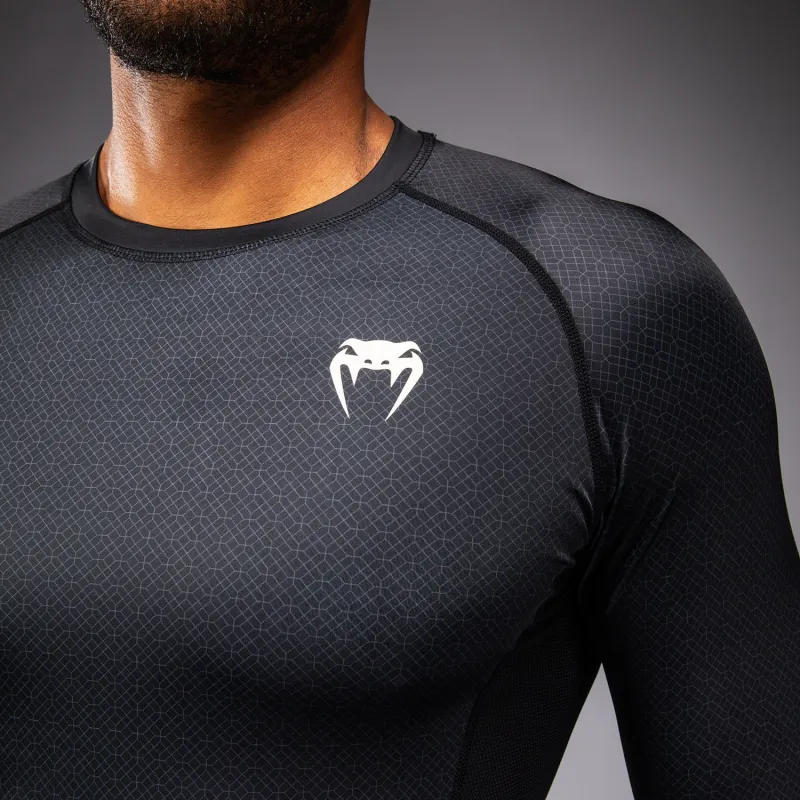 Venum x Roger Gracie Academy Long Sleeve Rashguard - Black - Image 5