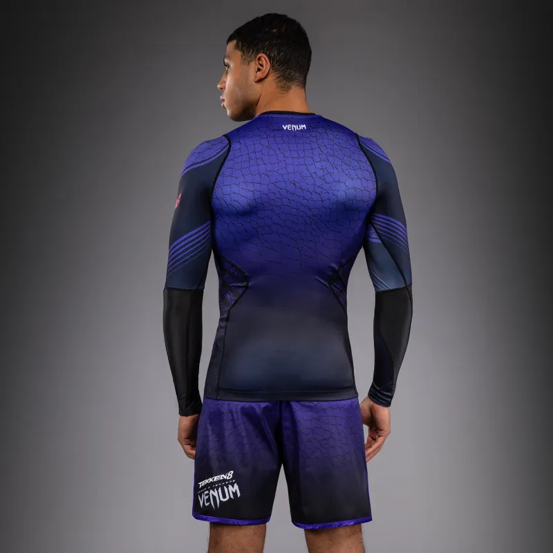Venum x TEKKEN 8 Long Sleeve Rashguard - Kazuya - Black/Purple - Image 4