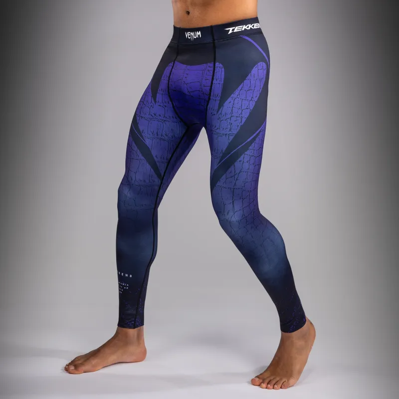Venum x TEKKEN 8 Spats - Kazuya - Black/Blue - Image 2