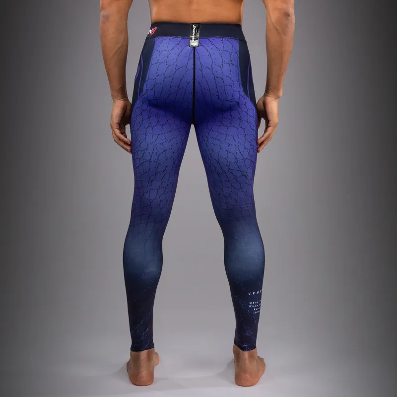 Venum x TEKKEN 8 Spats - Kazuya - Black/Blue - Image 3