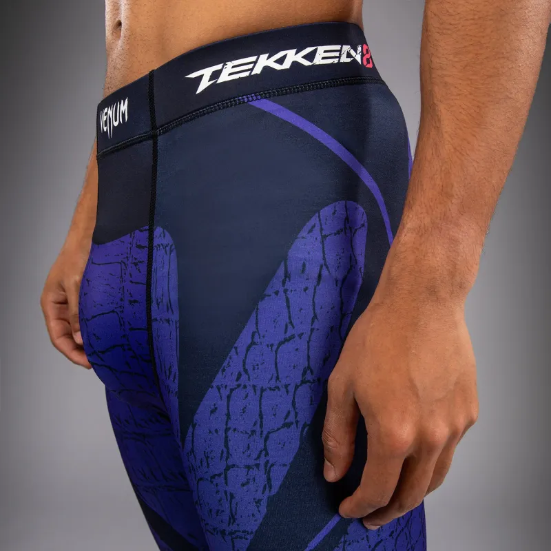Venum x TEKKEN 8 Spats - Kazuya - Black/Blue - Image 4