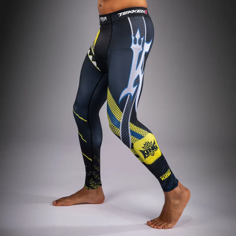 Venum x TEKKEN 8 Spats - King - Black/Yellow - Image 3