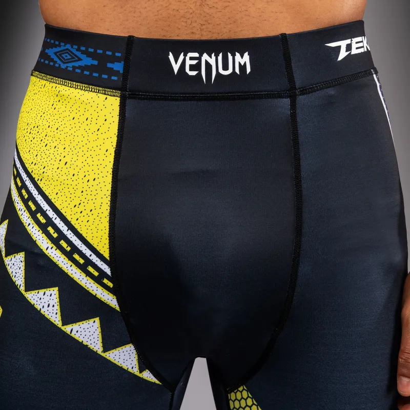 Venum x TEKKEN 8 Spats - King - Black/Yellow - Image 5