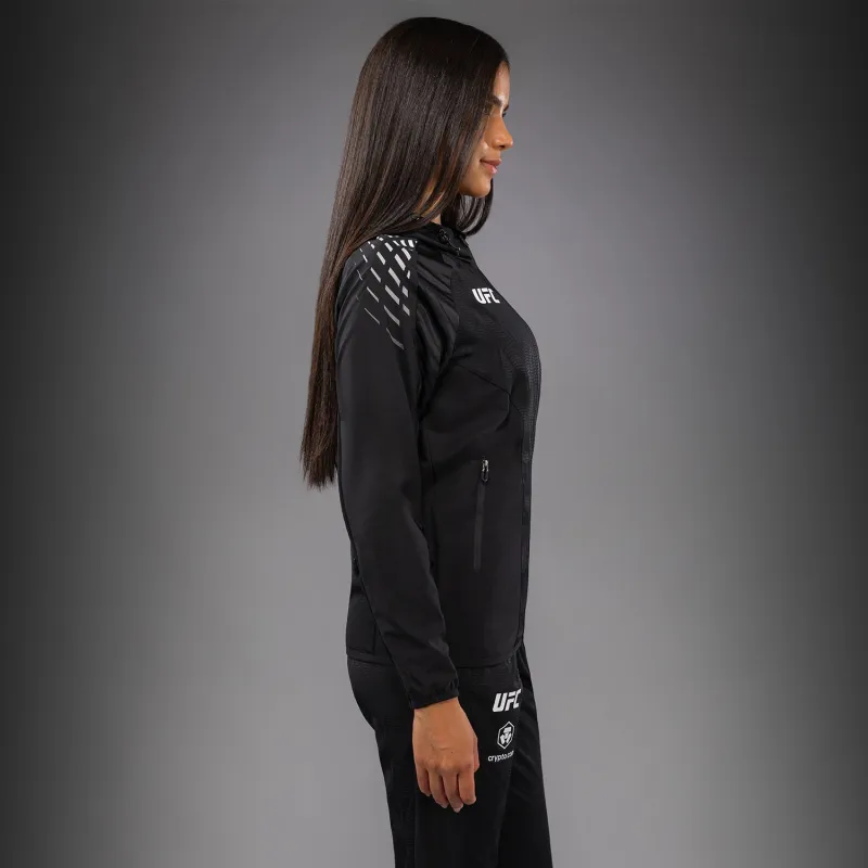 Women's UFC Zenith by Venum Black Authentic Fight Night Walkout Hoodie - Image 5