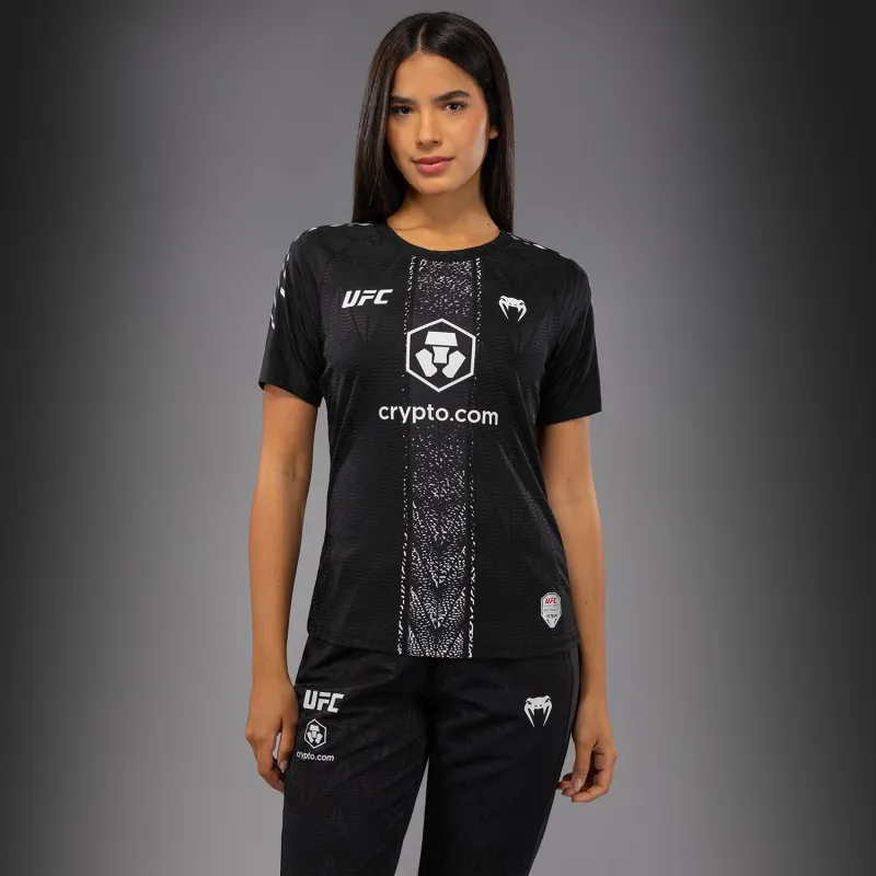 Women's UFC Zenith by Venum Black Authentic Fight Night Walkout Jersey Personalized - Image 2