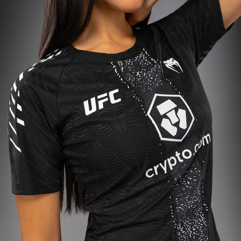 Women's UFC Zenith by Venum Black Authentic Fight Night Walkout Jersey Personalized - Image 4