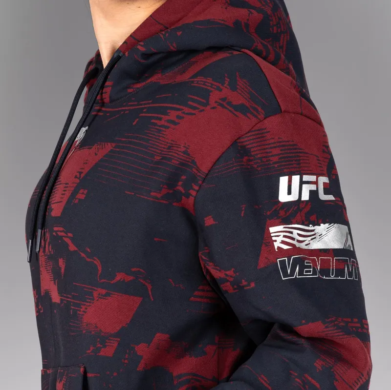 Women's UFC Zenith by Venum Burgundy Authentic Fight Week Pullover Hoodie - Image 5