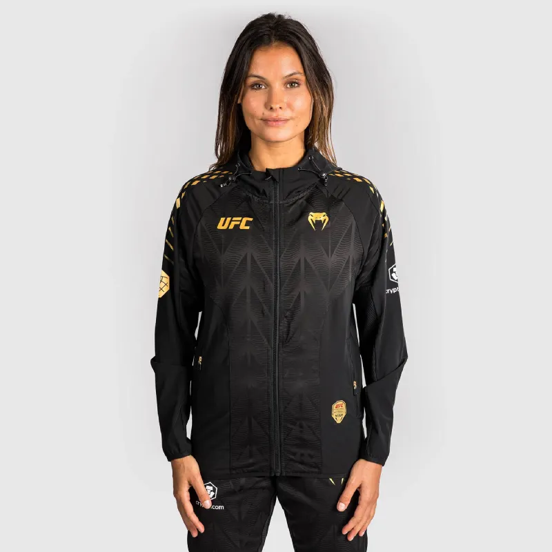 Women's UFC Zenith by Venum Champion Authentic Fight Night Walkout Hoodie - Holloway - Image 2