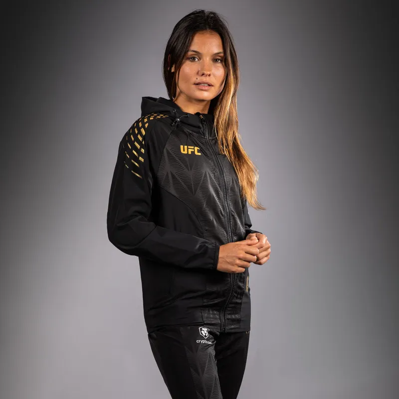 Women's UFC Zenith by Venum Champion Authentic Fight Night Walkout Hoodie Personalized - Image 4