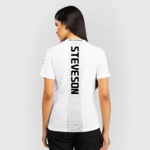 Women's UFC Zenith by Venum White Authentic Fight Night Walkout Jersey - Steveson