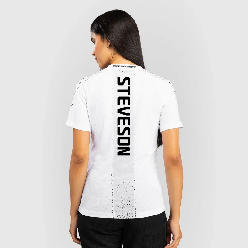 Women's UFC Zenith by Venum White Authentic Fight Night Walkout Jersey - Steveson