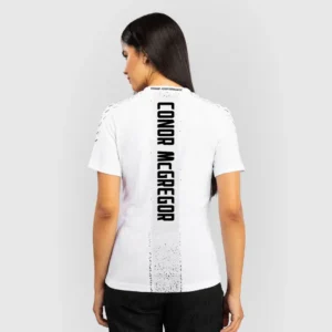 Women's UFC Zenith by Venum White Authentic Fight Night Walkout Jersey Personalized -Conor McGregor