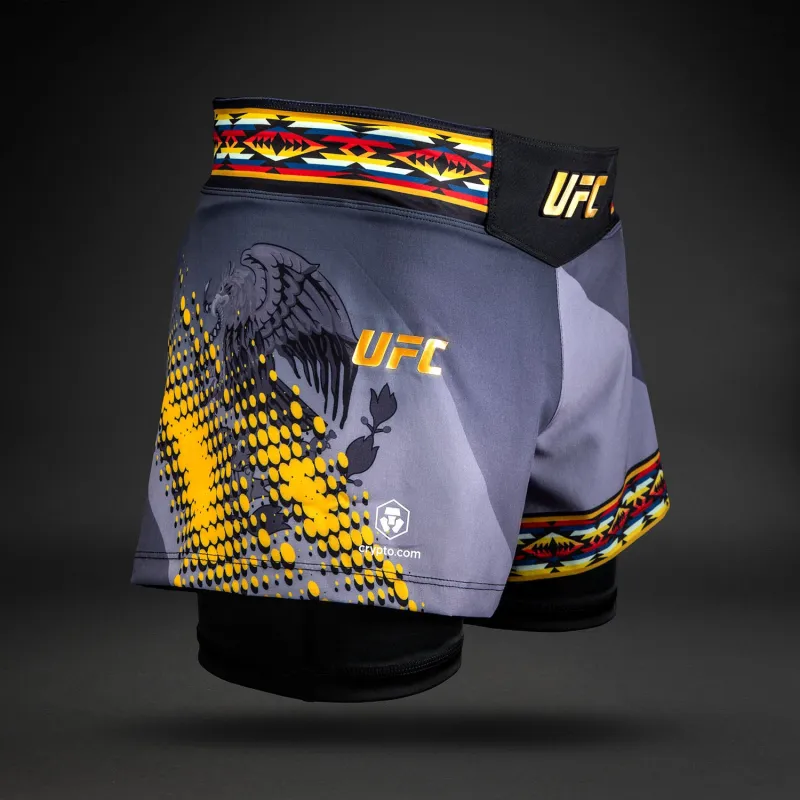Women’s UFC Unrivaled by Venum Black Julianna Peña Short Fit Fight Short - Image 3